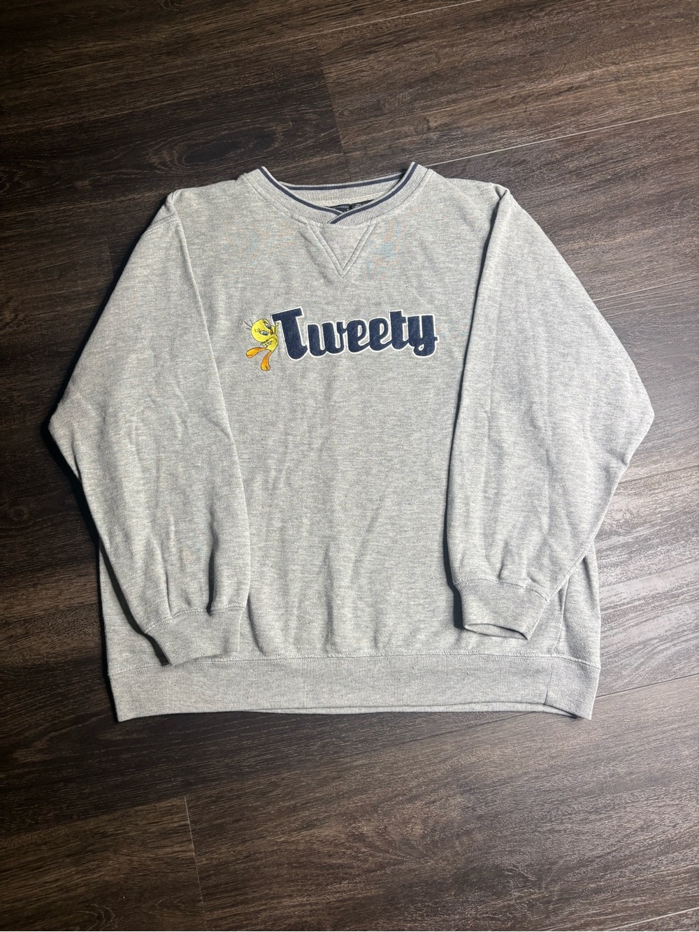 Vintage Looney Tunes Tweety 1999 Womens Sz S Crewneck Sweatshirt 90s Cartoon